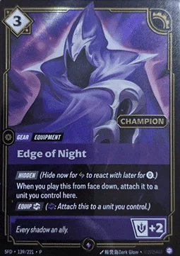 Edge of Night - SFD-139-p2 - Promotional Cards - Riftbound card
